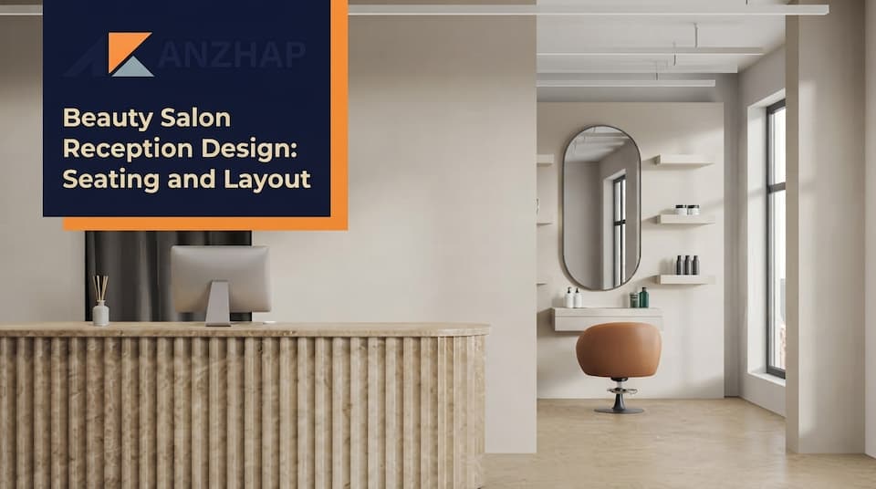 Beauty Salon Reception Design: Desk, Seating and Layout