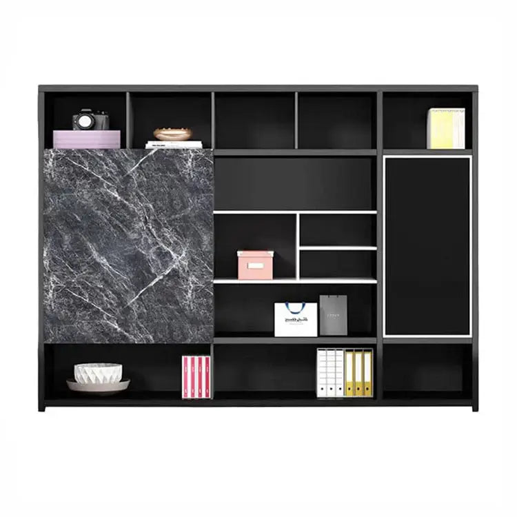 Black Marble Executive Desk - Modern CEO Office Desk ANZHAP-LBZ-1074-mainpictures 2