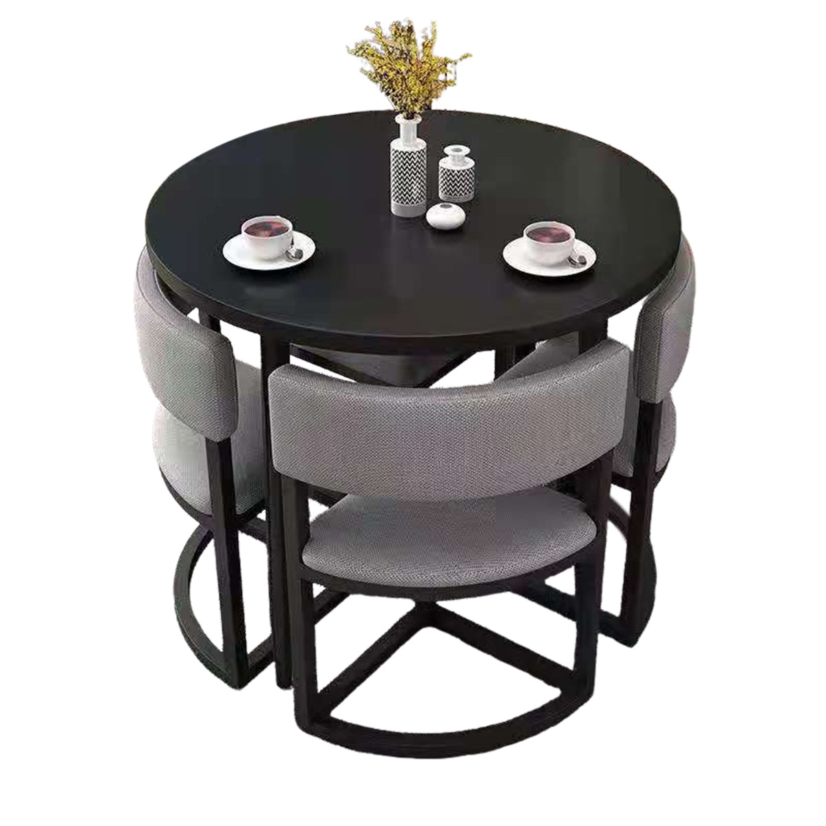 Compact 80cm Office Breakroom Set - Nesting Table and Chairs - ANZHAP JDZH-2021 Main picture 40