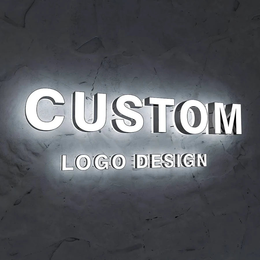 Custom Mini LED Channel Letter Logo for Reception Desk-8