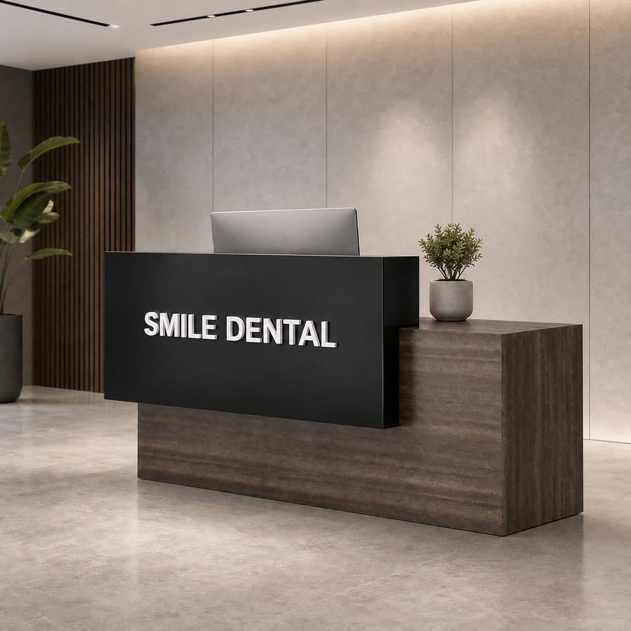 Custom PVC 3D Letters for Reception Desk Logo-5