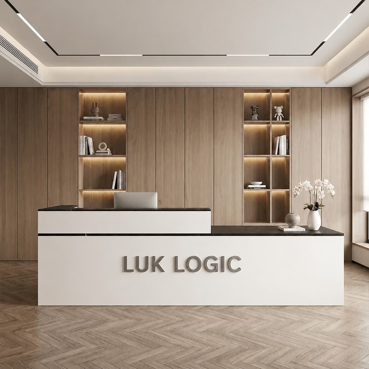 Custom Stainless Steel Metal Letters for Reception Desk Logo-8
