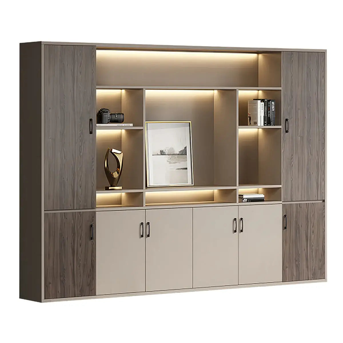 L-Shaped Office Desk with Lockable Storage DrawersANZHAP- LBZ-2082-mainpictures 11