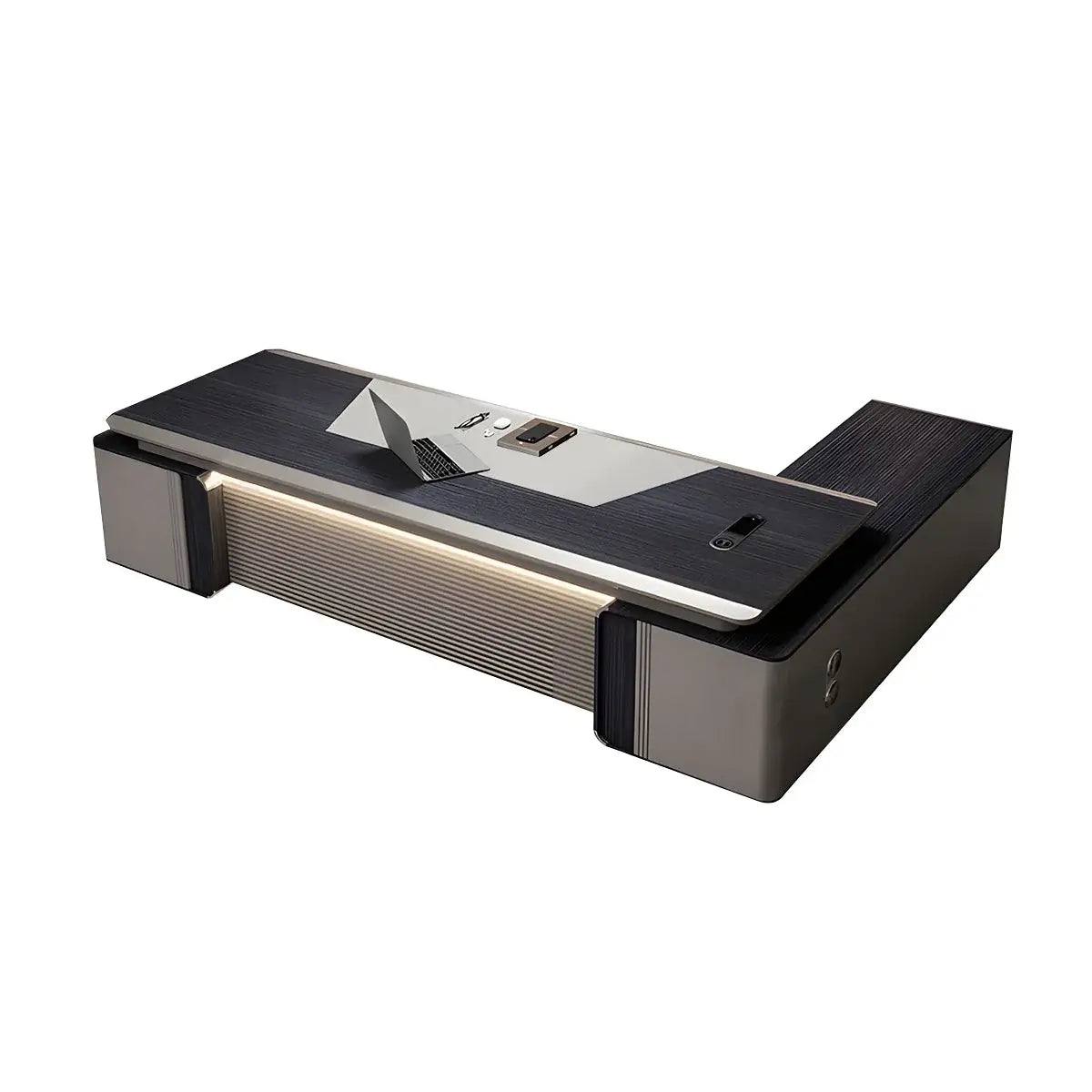 L-Shaped Office Desk with Lockable Storage DrawersANZHAP- LBZ-2082-mainpictures 4
