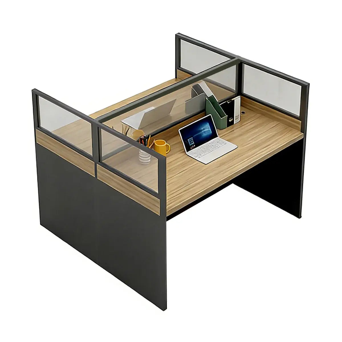 L-Shaped Shared Office Desk - Professional Workstation ANZHAP-YGZ-744-mainpictures 6