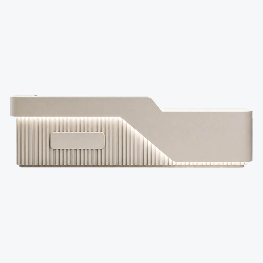 LED Office Welcome Desk with Desk Storage Modern L-Shaped ANZHAP-JDT-2098-main pictures 11