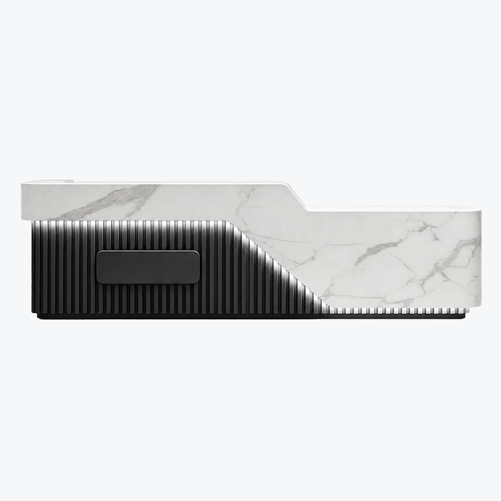 LED Office Welcome Desk with Desk Storage Modern L-Shaped ANZHAP-JDT-2098-main pictures 15