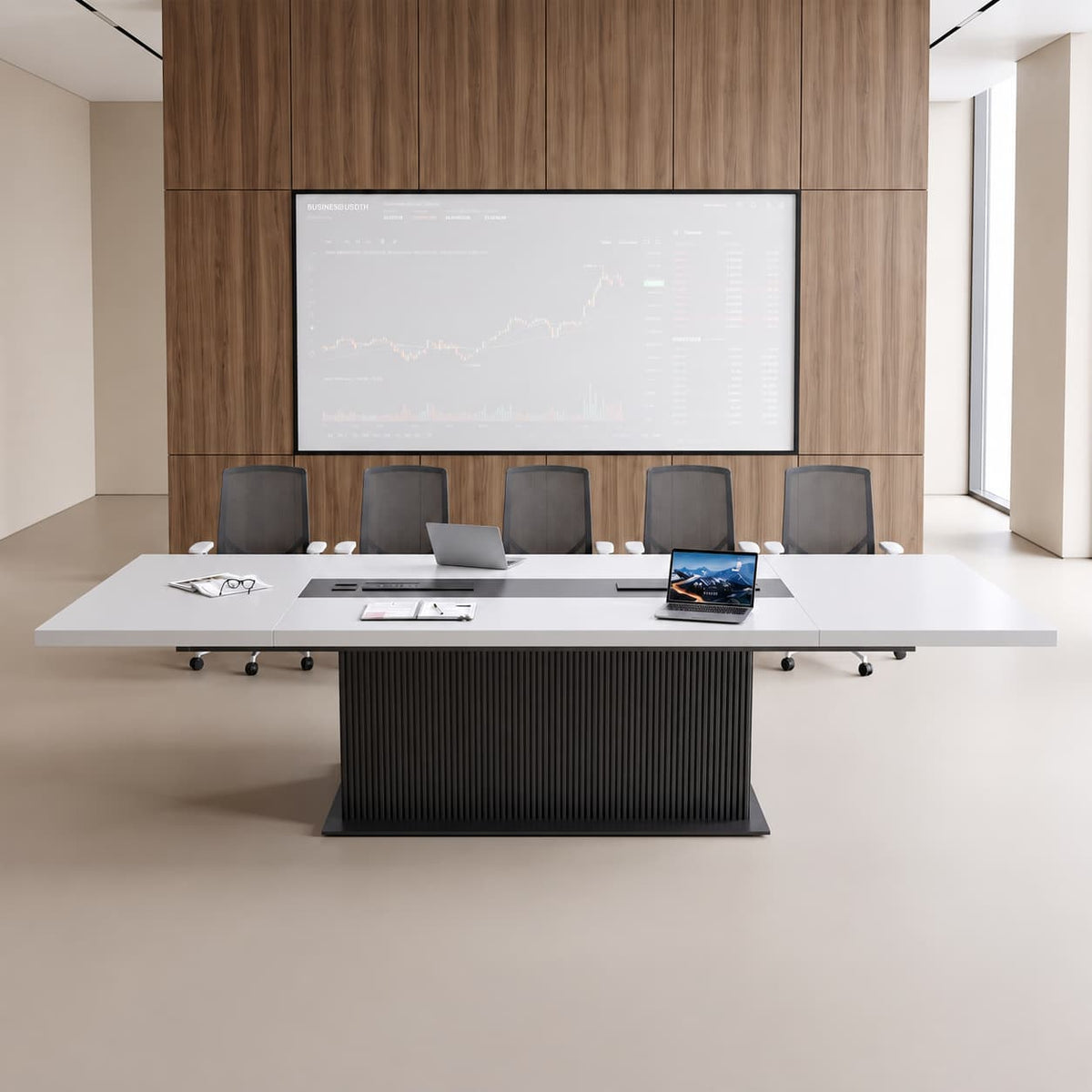 LargeConferenceTablewithPower CableManagement-HYZ-26002-mainpictures 16