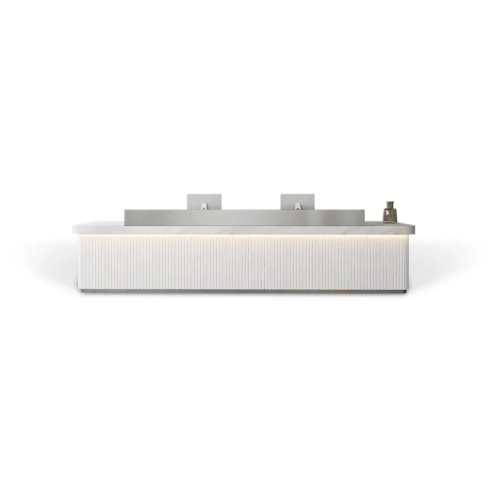 Large Fully Assembled Reception Counter Modern White LED Front Desk ANZHAP- JDT-7162-mainpictures 7