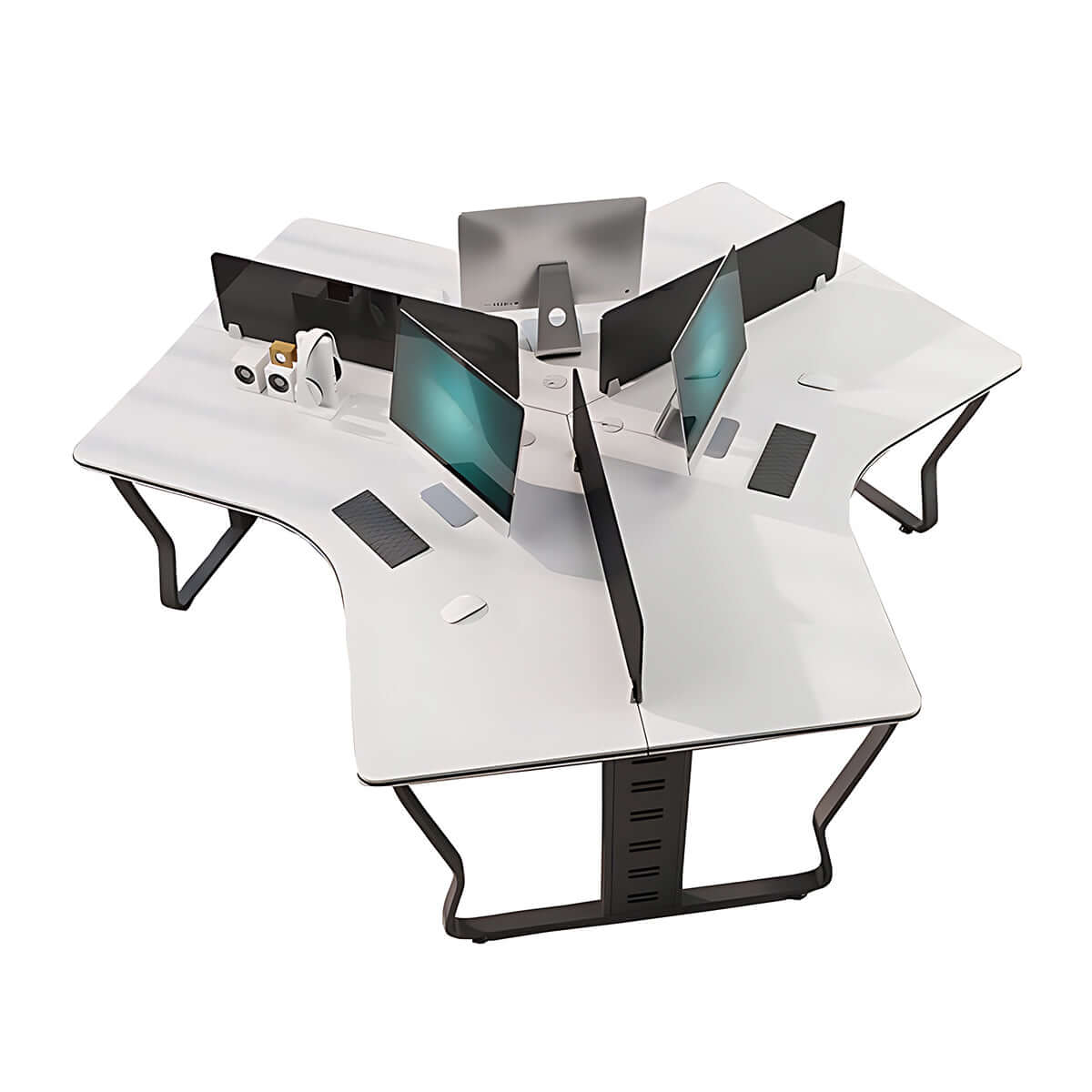 Minimalist Scandi Office Workstation for Creative Agencies - ANZHAP BGZ-015 Main image 13
