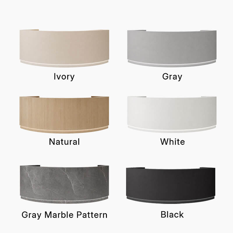 Modern Beauty Salon Reception Desk for Professional Spaces - Color Options