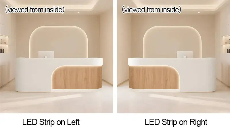 Modern Dental Reception Desk for Clinics and Offices - Style Options