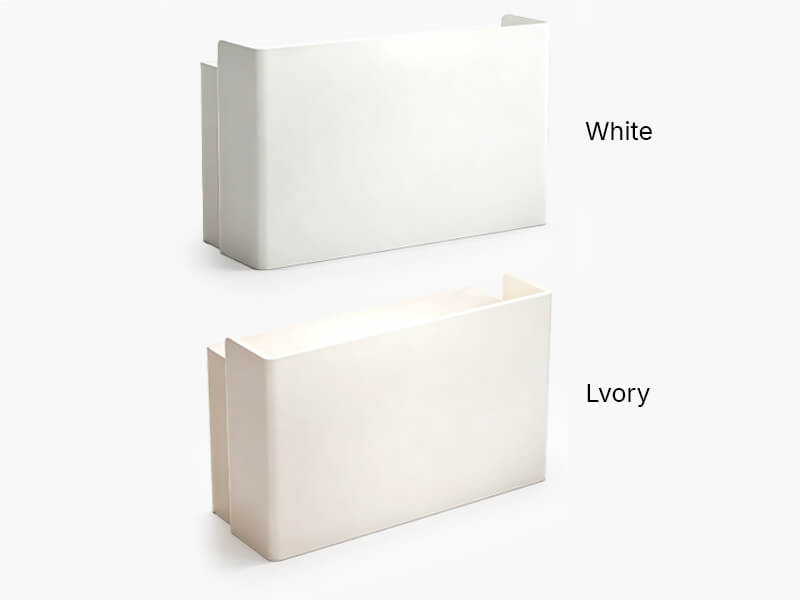 Modern Hair Salon Reception Desk for Compact Spaces - Color Options