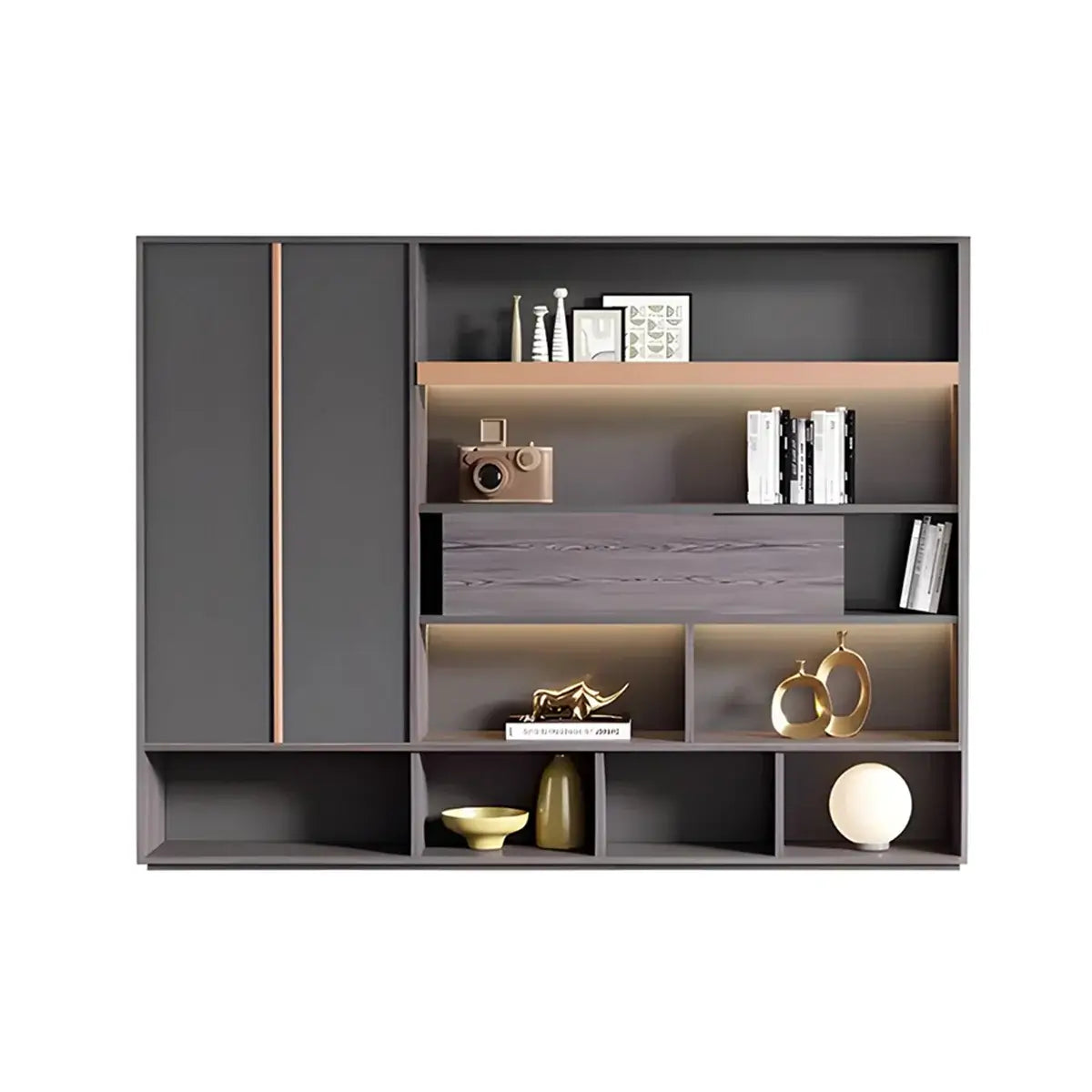 Modern Bookshelf Room Divider Shelving Unit ANZHAP-WJG-2199-mainpictures 20