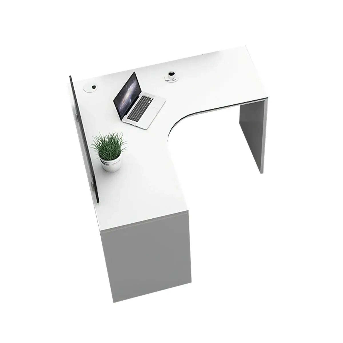 Modern Curved Adjustable Desk - Creative Agency Workstation ANZHAP- BGZ-007-mainpictures 88