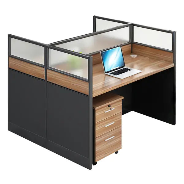 Modern Curved Office Table - Compact Workstation with Drawers ANZHAP- BGZ-2024-mainpictures 10