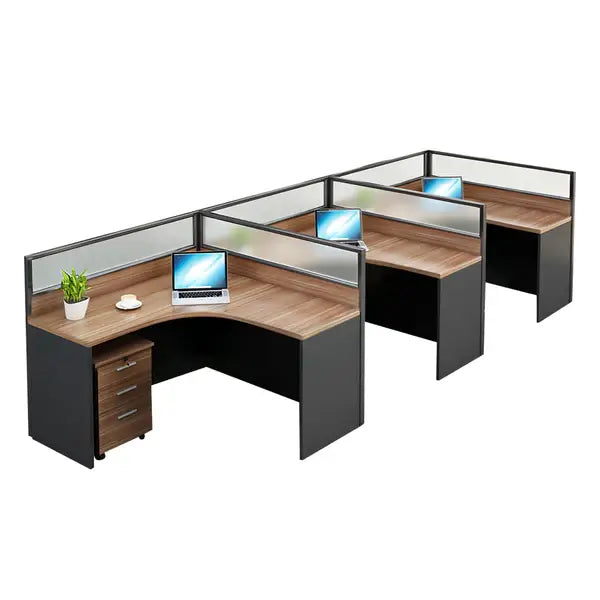 Modern Curved Office Table - Compact Workstation with Drawers ANZHAP- BGZ-2024-mainpictures 22