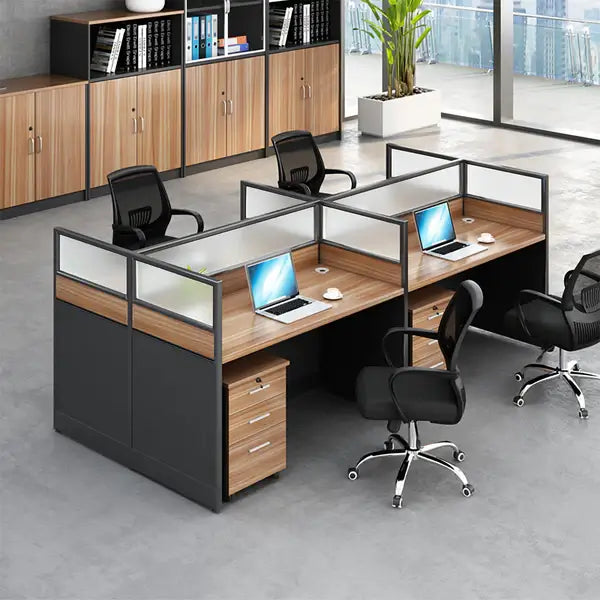 Modern Curved Office Table - Compact Workstation with Drawers ANZHAP- BGZ-2024-mainpictures 3