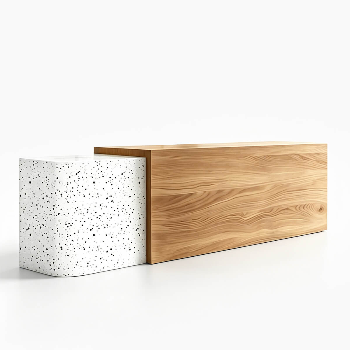 Modern Dual-Tone Reception Counter with Lockable Storage-JDT-2357-mainpictures 18