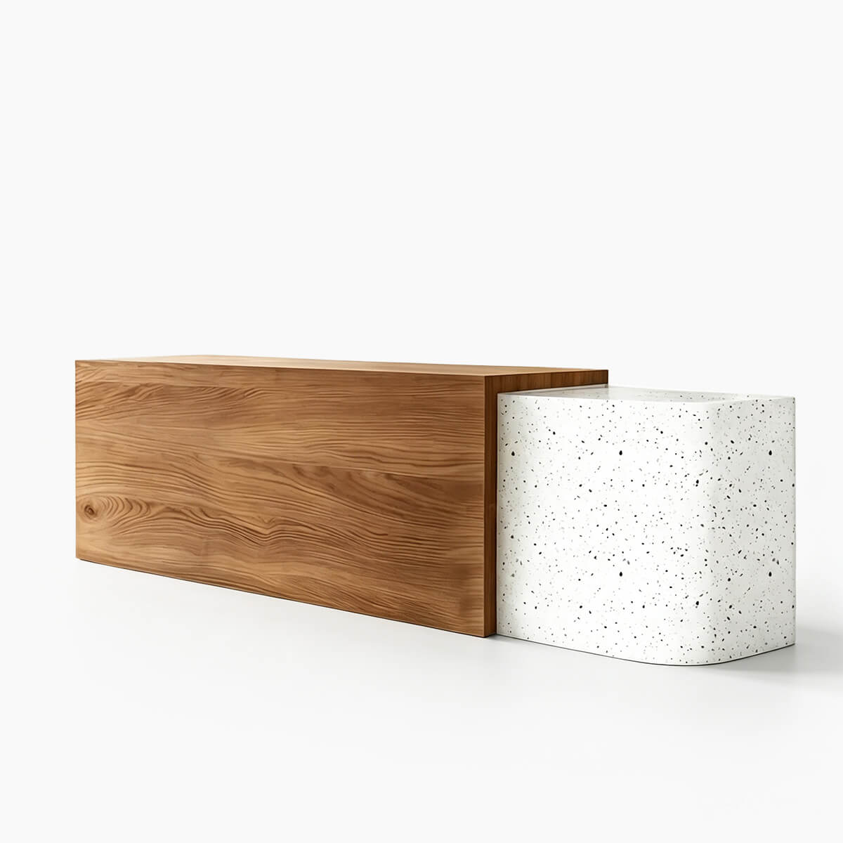 Modern Dual-Tone Reception Counter with Lockable Storage-JDT-2357-mainpictures 9