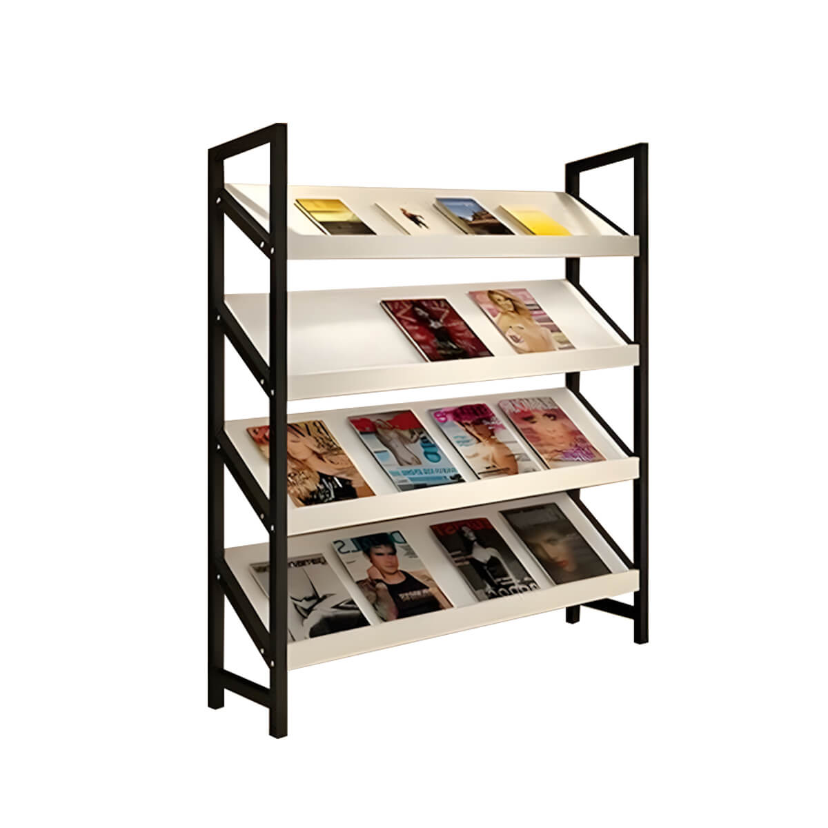 Modern Freestanding Display Shelf and Office Bookcase - ANZHAP ZZJ-008 Main picture 1