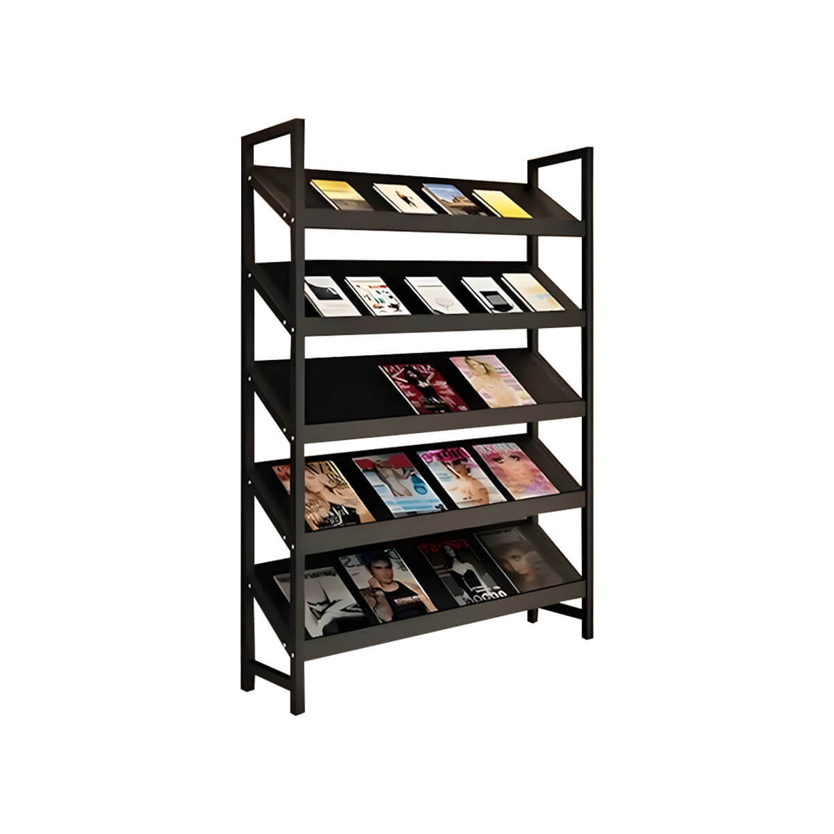 Modern Freestanding Display Shelf and Office Bookcase - ANZHAP ZZJ-008 Main picture 11