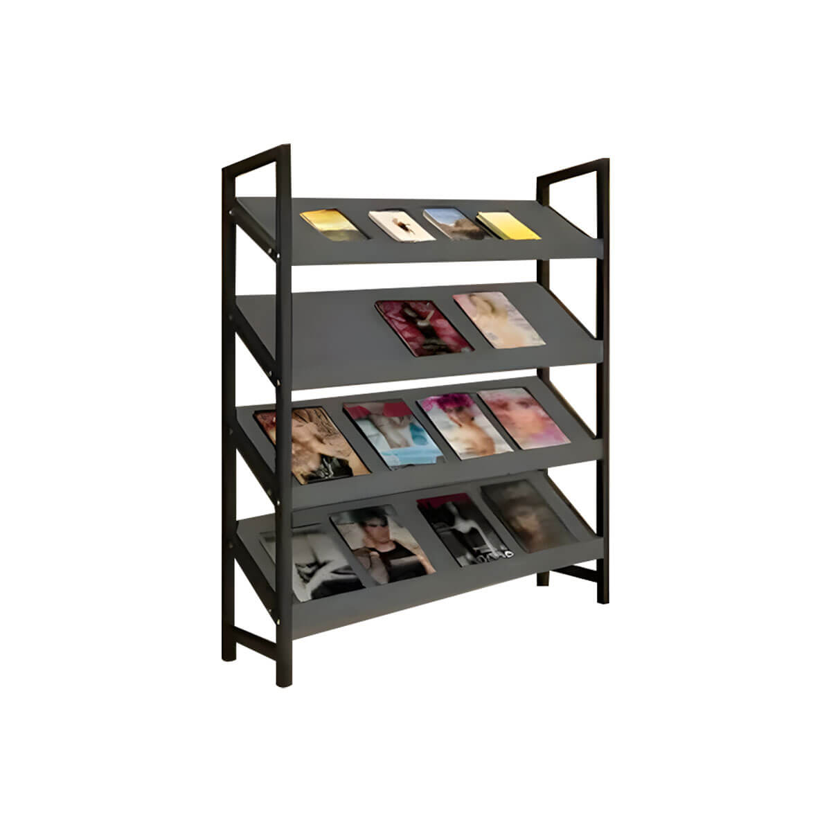 Modern Freestanding Display Shelf and Office Bookcase - ANZHAP ZZJ-008 Main picture 13