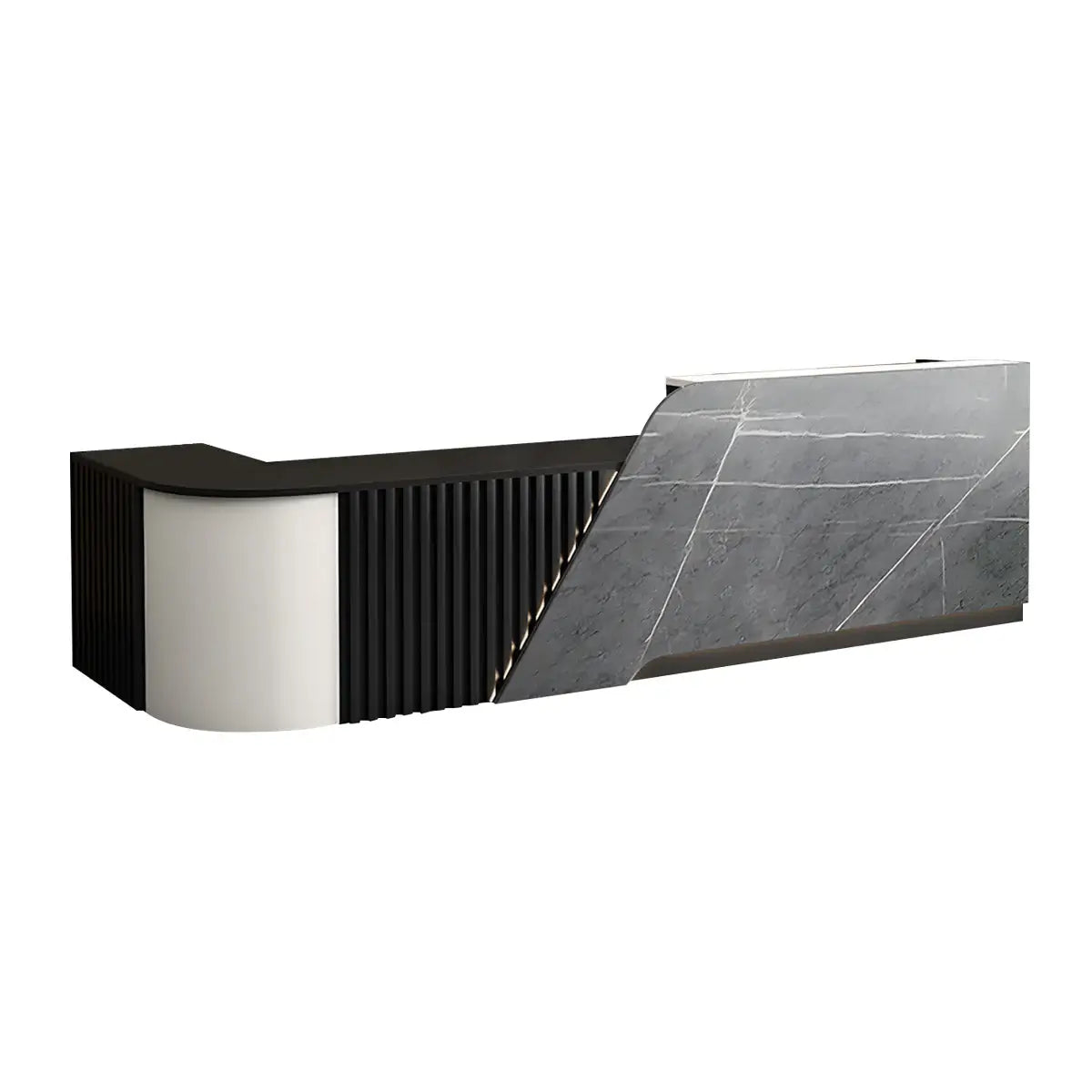 Modern L-Shaped Reception Desk with LED for Medical Clinics Offices ANZHAP- JDT-2248-mainpictures 18