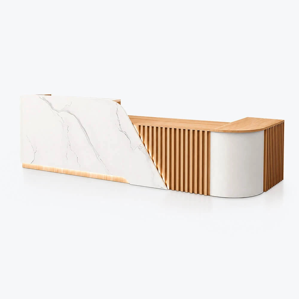 Modern L-Shaped Reception Desk with LED for Medical Clinics Offices ANZHAP- JDT-2248-mainpictures 7