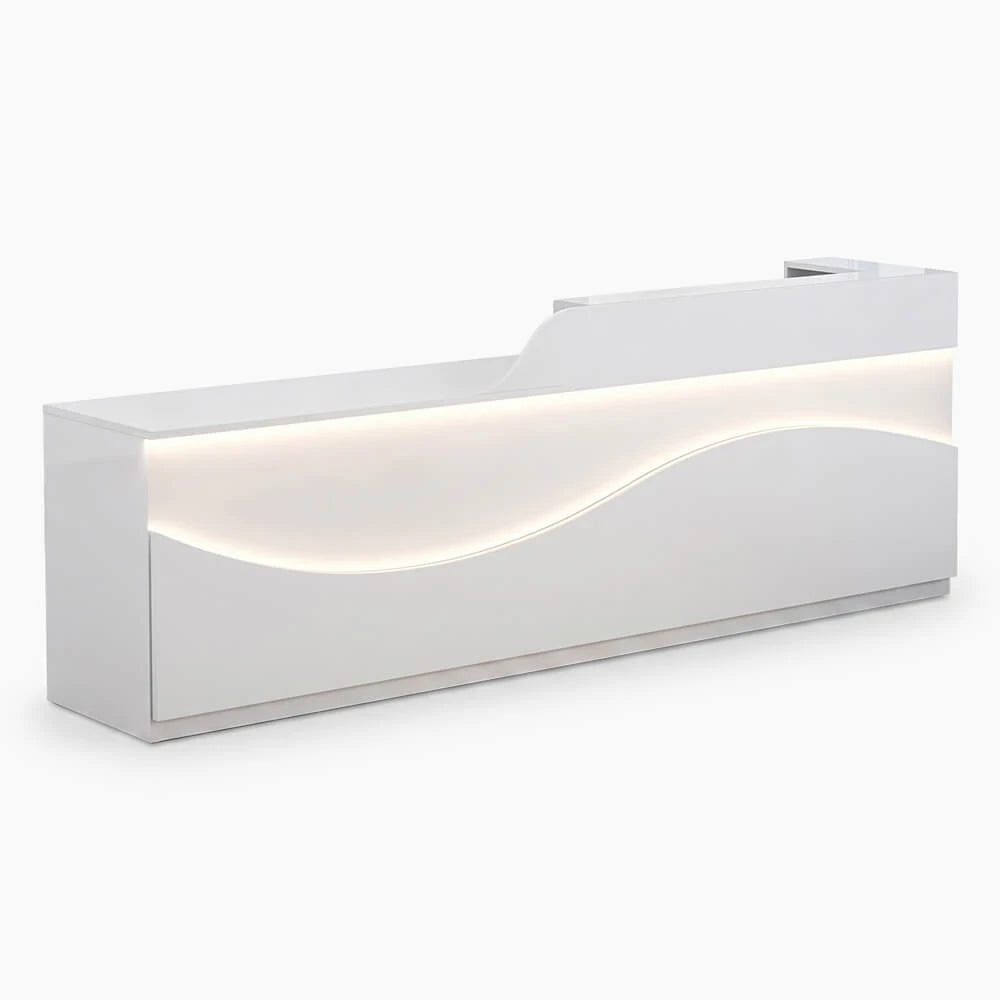 Modern Large White Reception Desk with LED Salon Office Front Desk ANZHAP-JDT-2226-mainpictures 27