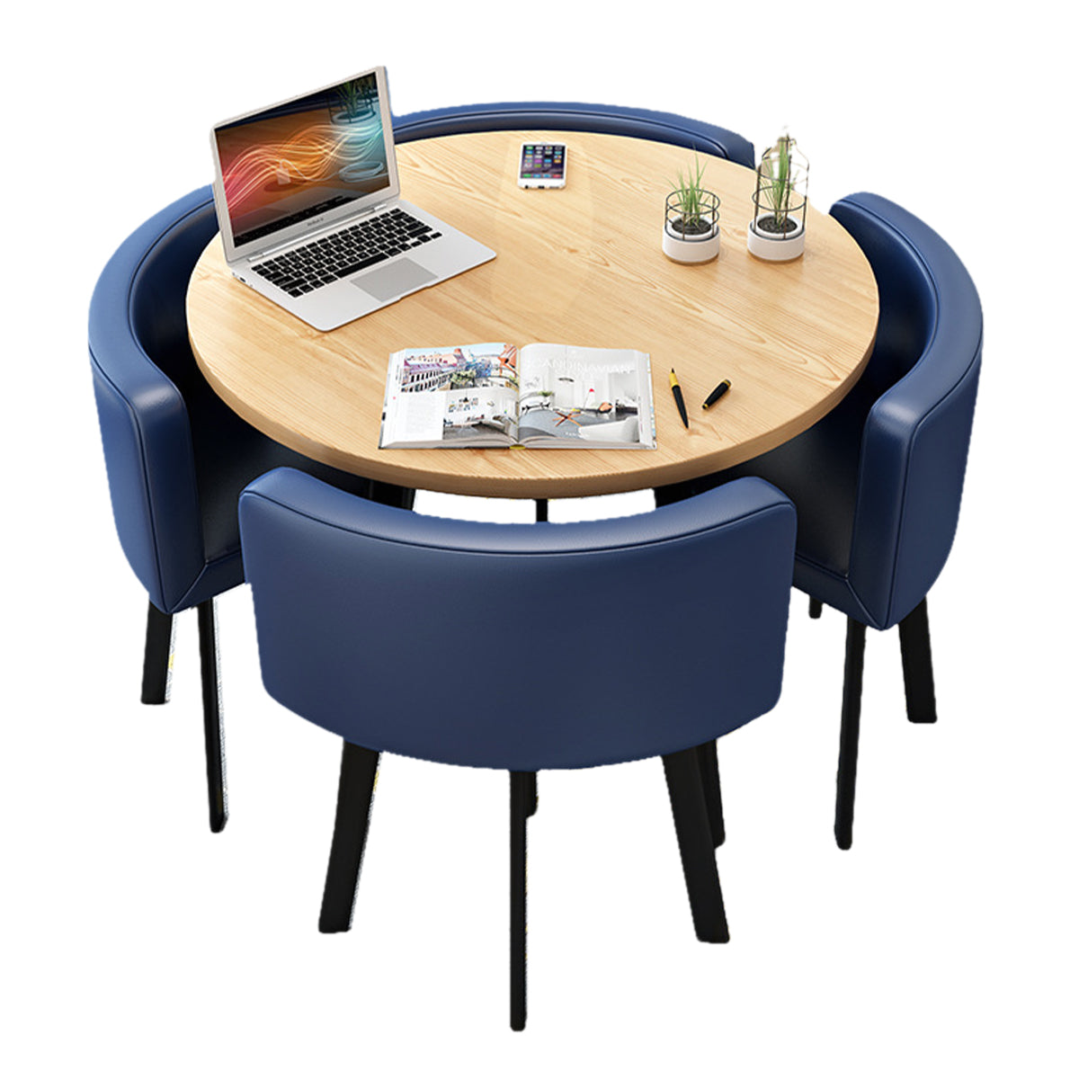 Modern Nesting Table and Chairs for Boutique Office Breakrooms - ANZHAP JDZH-009 Main picture 020