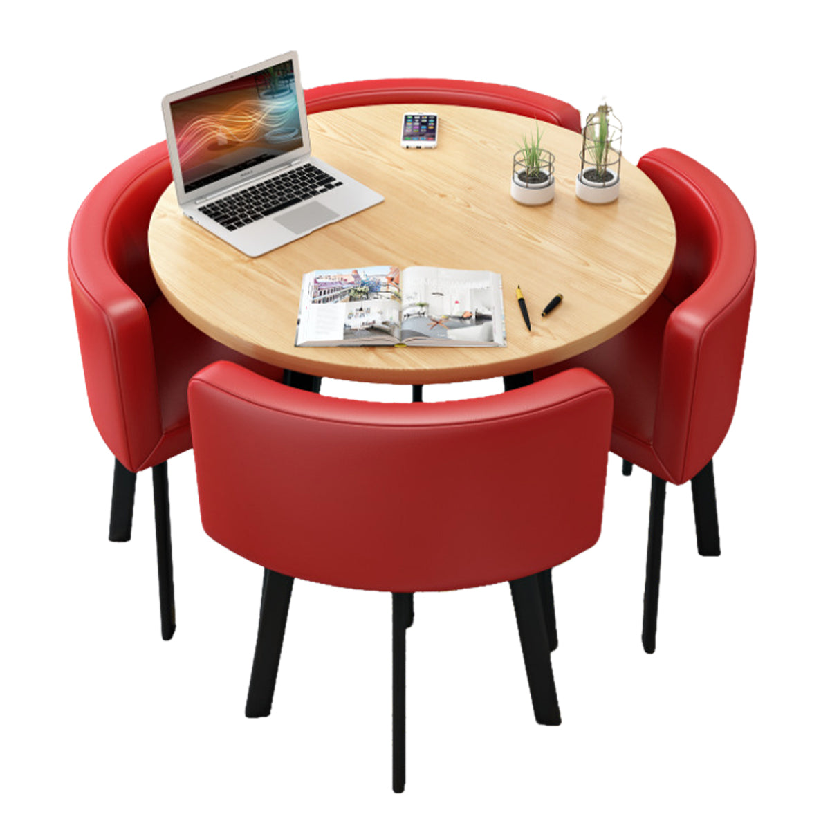 Modern Nesting Table and Chairs for Boutique Office Breakrooms - ANZHAP JDZH-009 Main picture 022