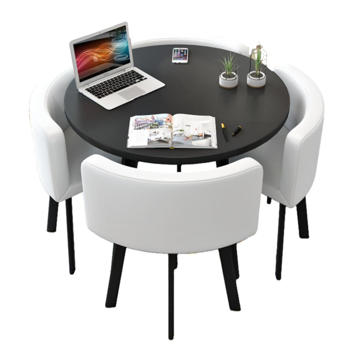 Modern Nesting Table and Chairs for Boutique Office Breakrooms - ANZHAP JDZH-009 Main picture 036