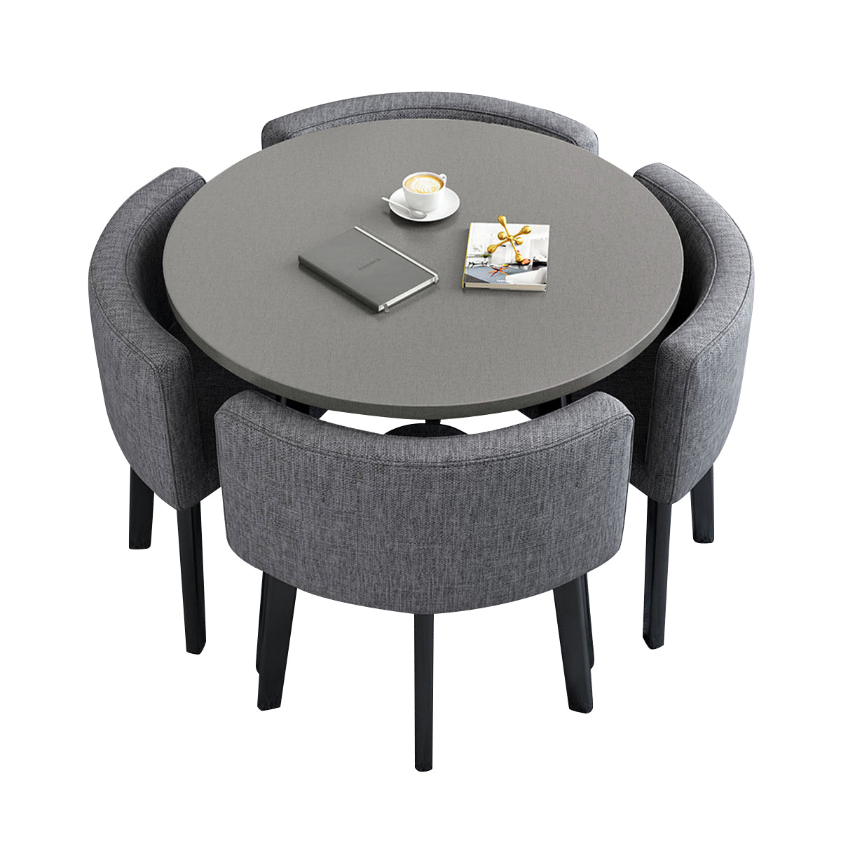 Modern Nesting Table and Chairs for Boutique Office Breakrooms - ANZHAP JDZH-009 Main picture 037