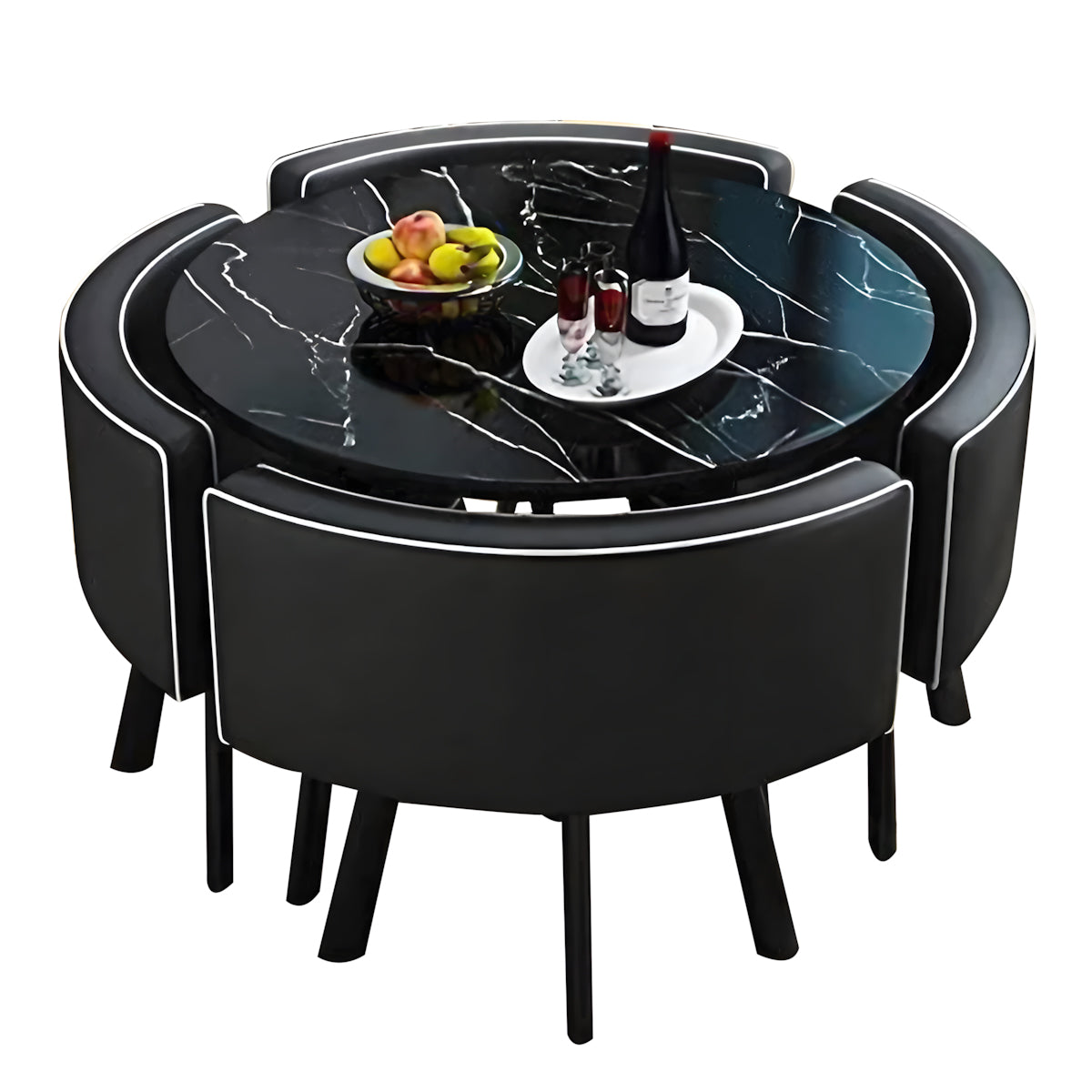 Modern Nesting Table and Chairs for Boutique Office Breakrooms - ANZHAP JDZH-009 Main picture 047