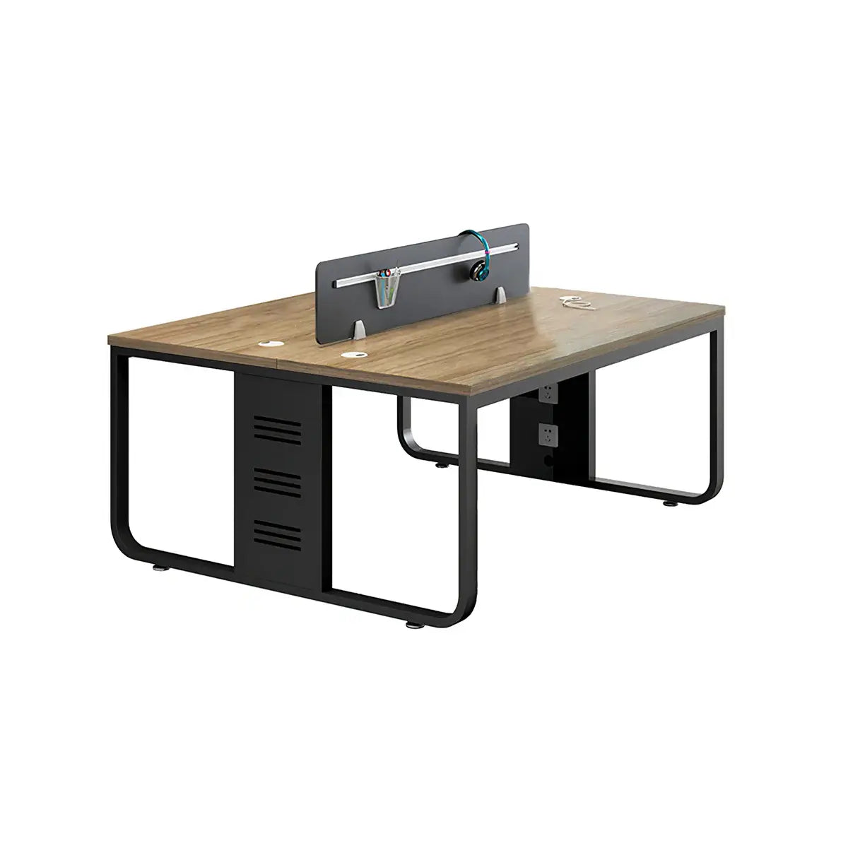 Modern Oak Office Table - Aesthetic Minimalist PC Desk ANZHAP-YGZ-1088-mainpictures 72