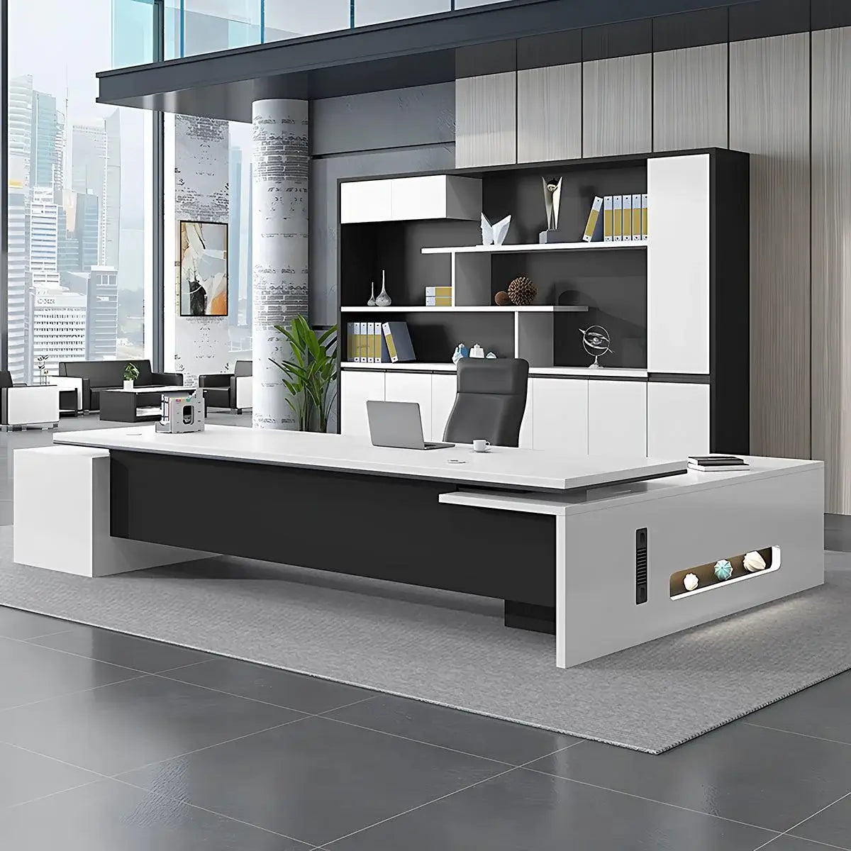 Modern Office Boss Desk-Professional Executive Desk for Manager ANZHAP- LBZ-785-mainpictures 1