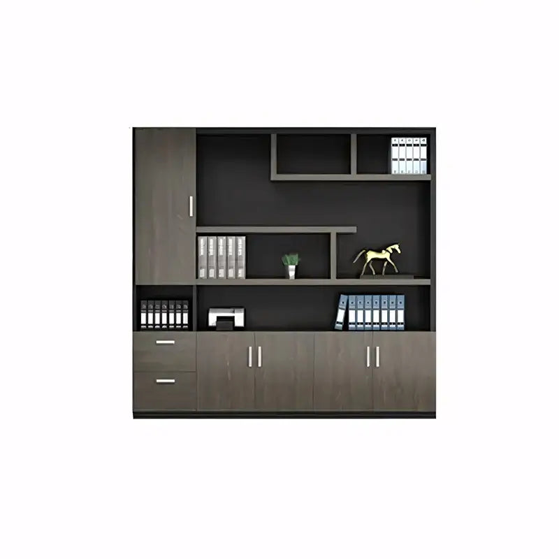 Modern Office Storage Cabinet with Partitioned Shelves ANZHAP-WJG-711-mainpictures 10
