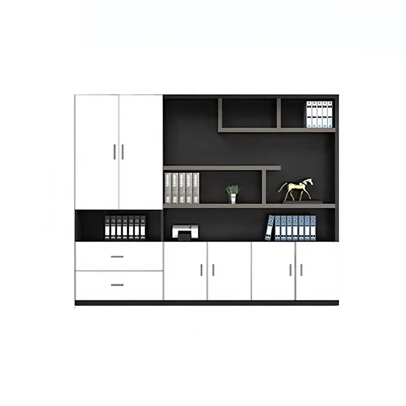 Modern Office Storage Cabinet with Partitioned Shelves ANZHAP-WJG-711-mainpictures 17