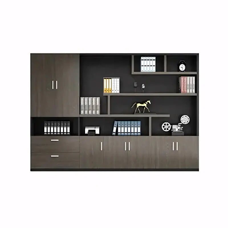 Modern Office Storage Cabinet with Partitioned Shelves ANZHAP-WJG-711-mainpictures 18