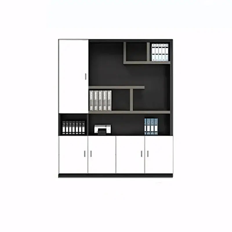 Modern Office Storage Cabinet with Partitioned Shelves ANZHAP-WJG-711-mainpictures 9