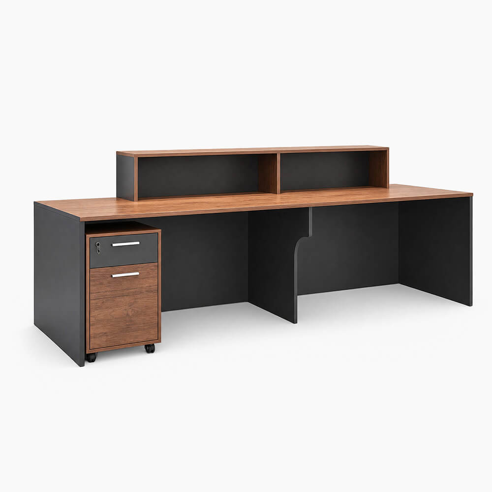 Modern Reception Counter with Storage for Professional Offices-JDT-K-081-main pictures 17