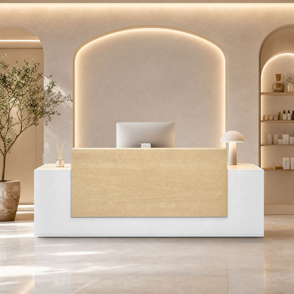 Modern Reception Counter with Storage for Professional Offices-JDT-K-081-main pictures 20