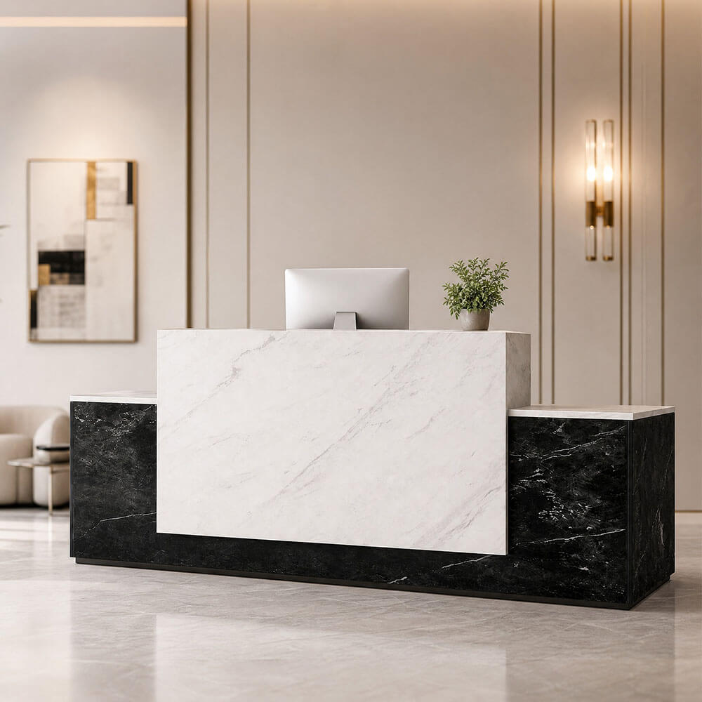 Modern Reception Counter with Storage for Professional Offices-JDT-K-081-main pictures 21