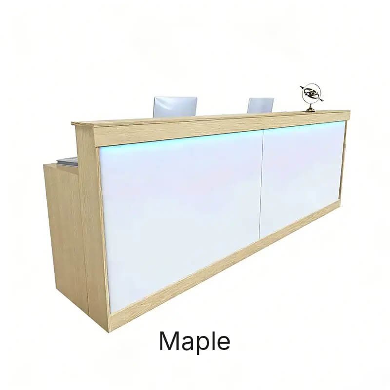 Modern Reception Counter with Storage for Professional Spaces - Color Options 1