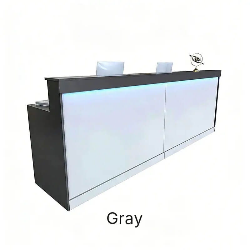 Modern Reception Counter with Storage for Professional Spaces - Color Options 2