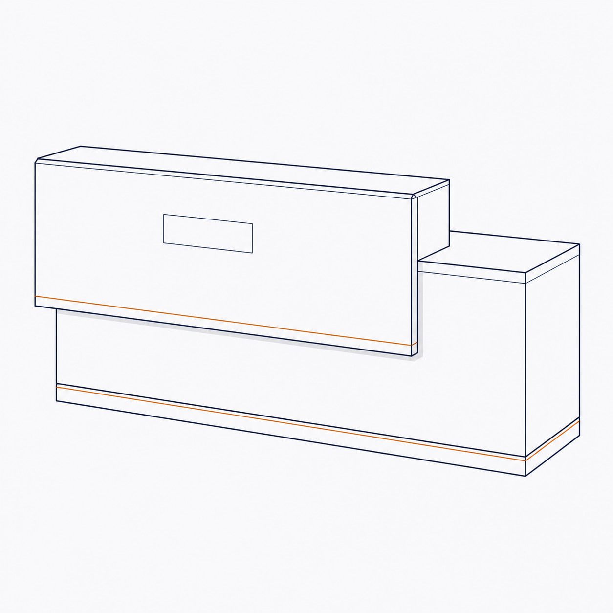 Offset Block Straight