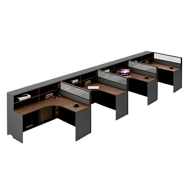 Professional L-Shaped Shared Office Desk - Flex Workstation ANZHAP-BGZ-2013-mainpictures 102