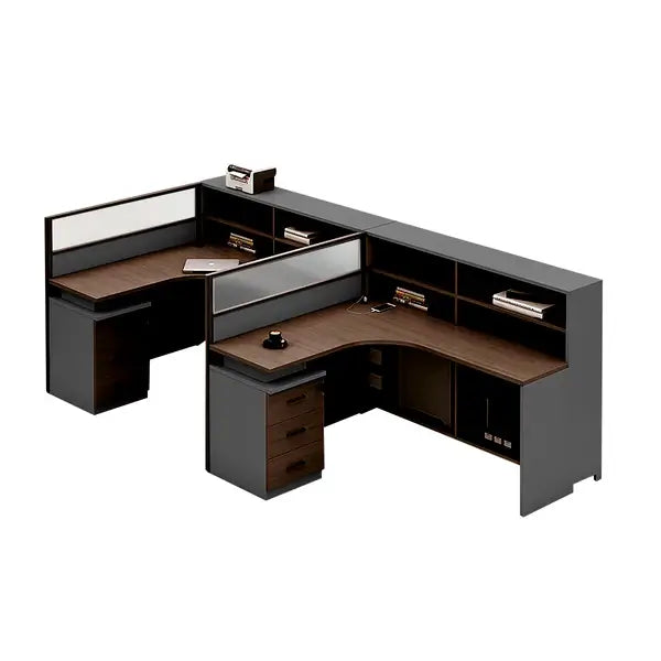 Professional L-Shaped Shared Office Desk - Flex Workstation ANZHAP-BGZ-2013-mainpictures 107