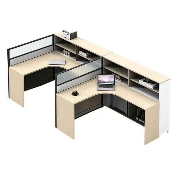 Professional L-Shaped Shared Office Desk - Flex Workstation ANZHAP-BGZ-2013-mainpictures 134